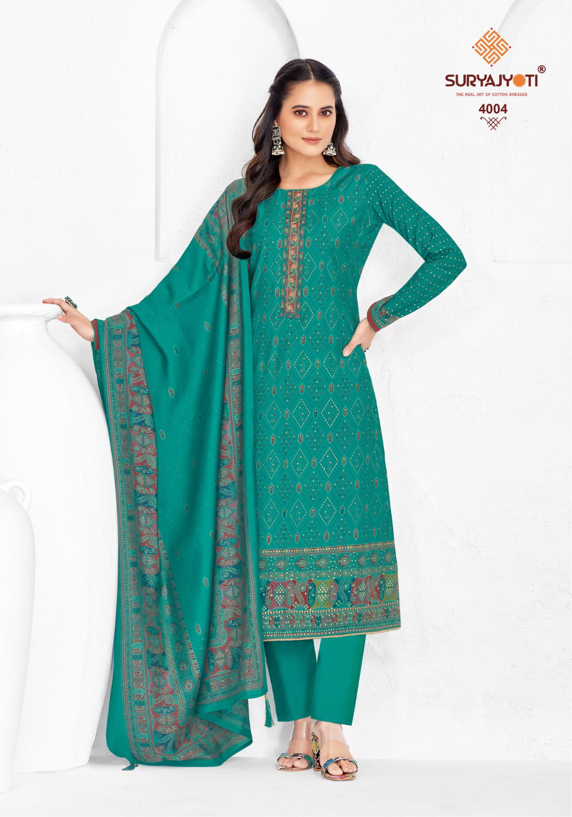 Pushpa Vol 4 By Suryajyoti Discharge Printed Modal Dress Material Wholesale Shop In Surat
